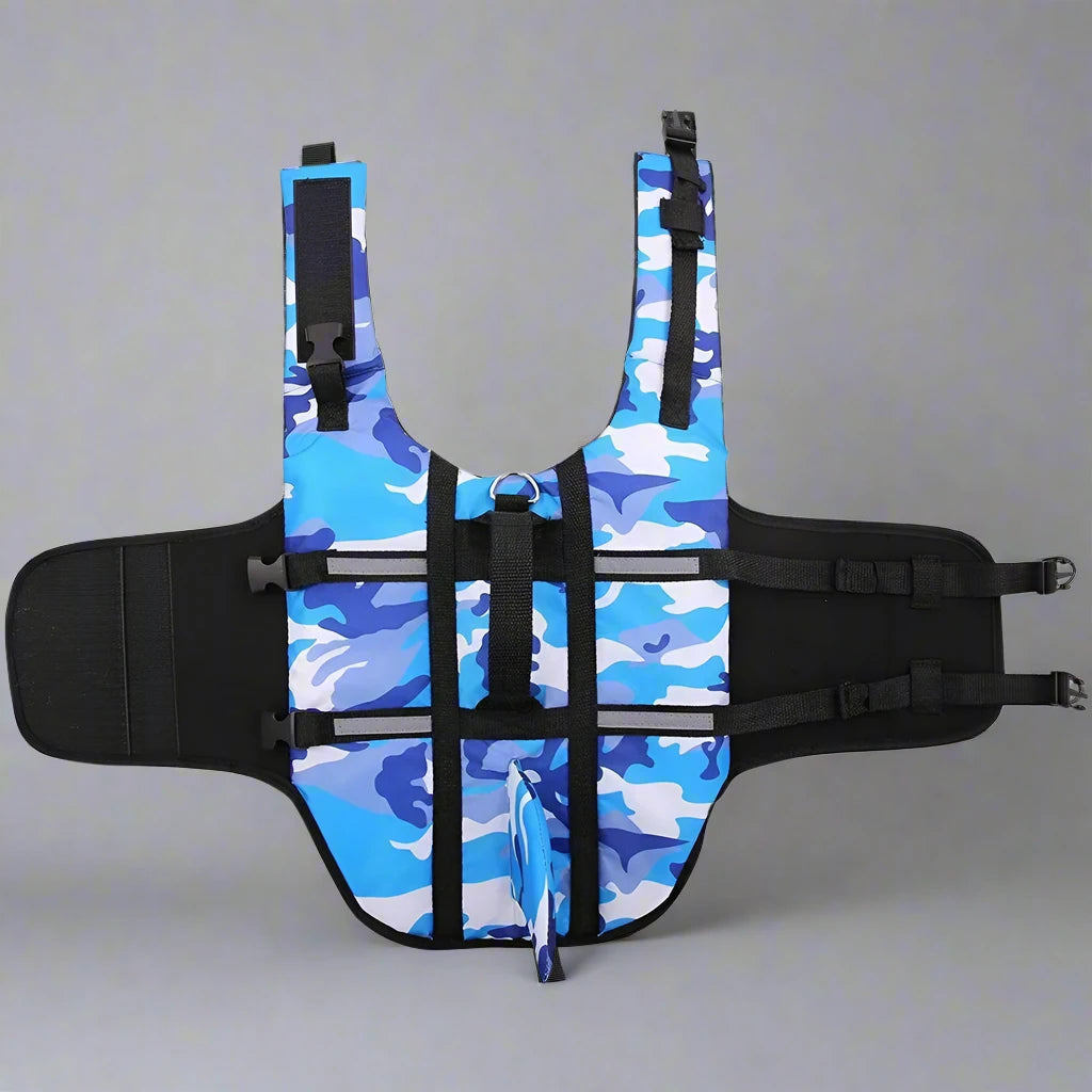 Dog Life Jacket Shark Camouflage