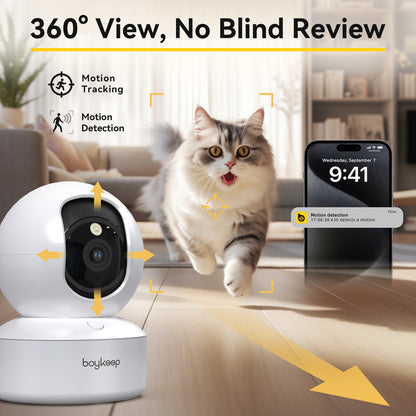 Security Pet Camera with Audio