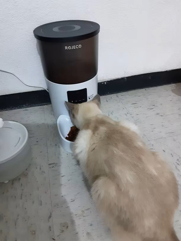 Automatic Pet Feeder With Camera and Voice Recorder