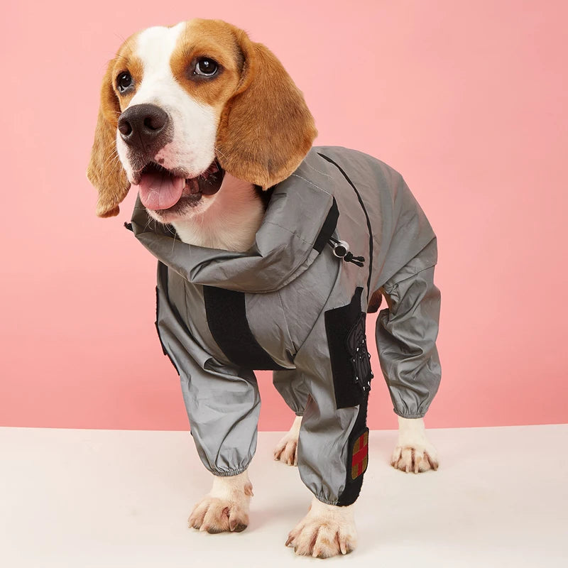 Reflective Pet Raincoat Waterproof