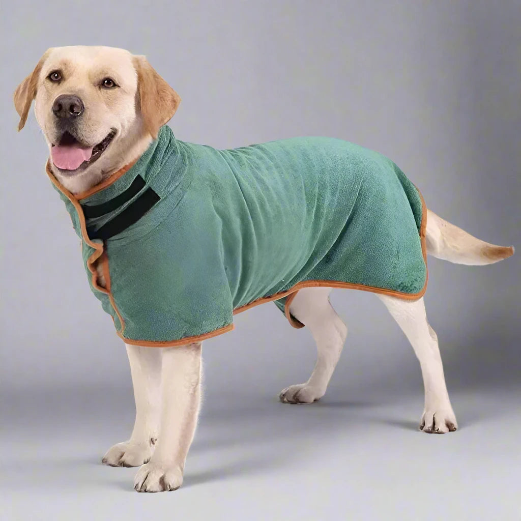 Super Absorbent Dog Bathrobe