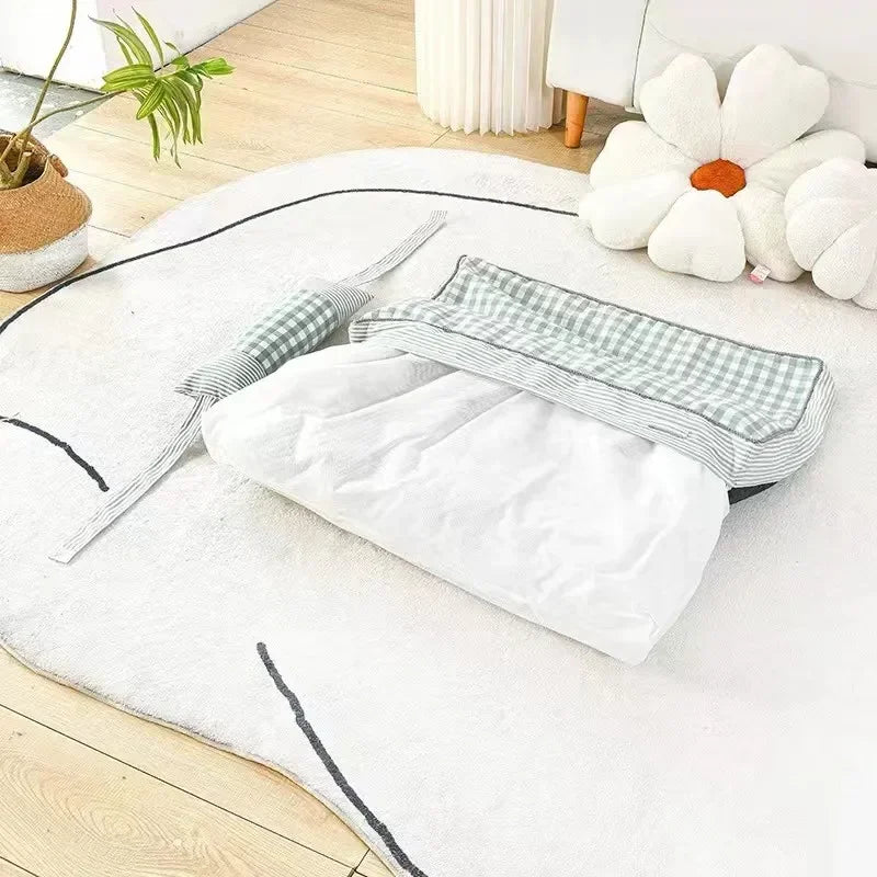 Comfortable Pet Bed with Pillow