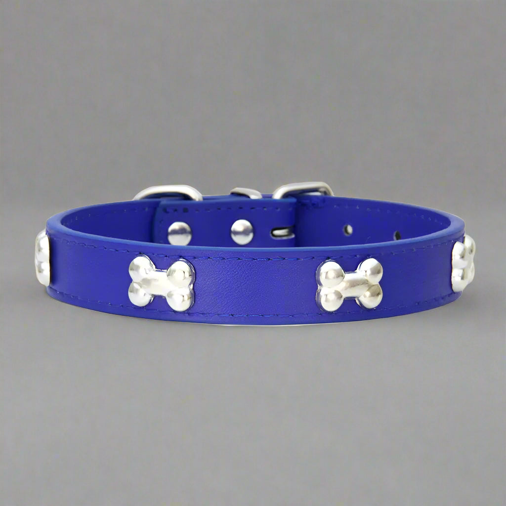 Bone Leather Pet Collar