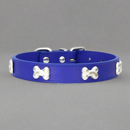 Bone Leather Pet Collar