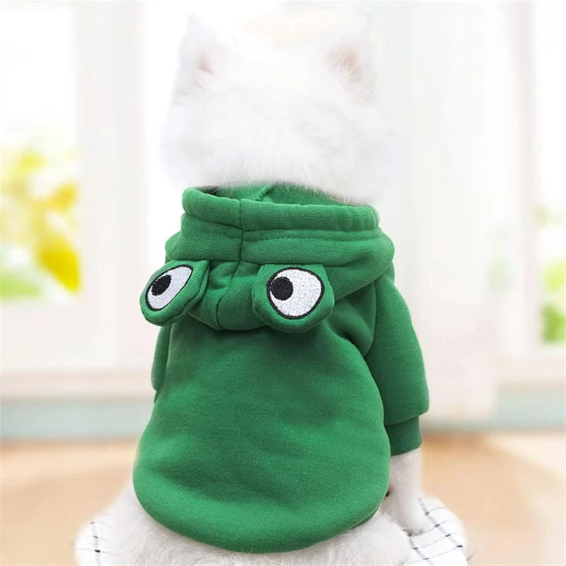 Froggy Snuggles Pet Hoodie