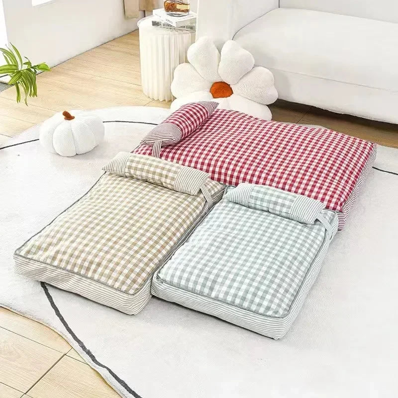 Comfortable Pet Bed with Pillow