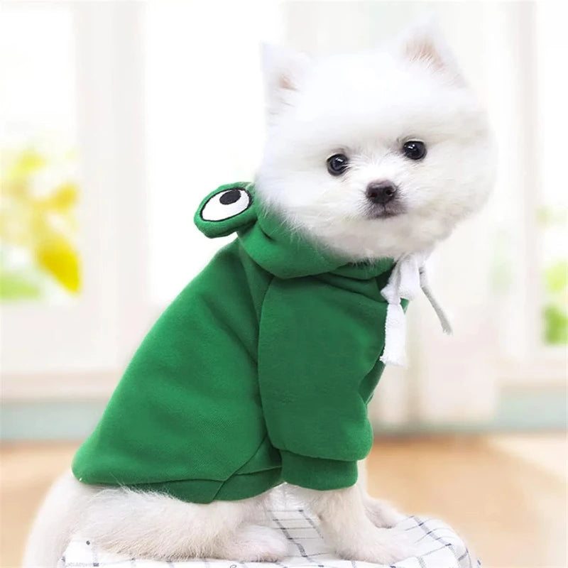 Froggy Snuggles Pet Hoodie