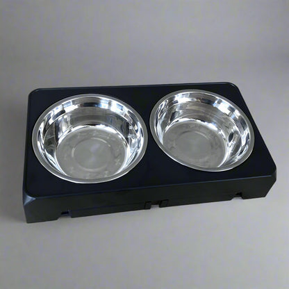 Elevated Dog Bowl with Adjustable Height