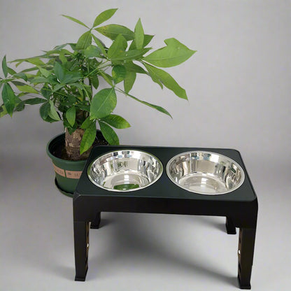 Elevated Dog Bowl with Adjustable Height