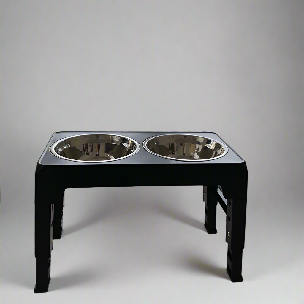Elevated Dog Bowl with Adjustable Height