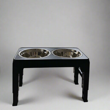 Elevated Dog Bowl with Adjustable Height